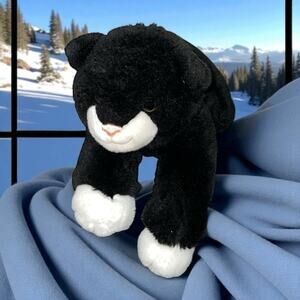 Gund 15" Black Cat Kitten Scoopers Plush 11053 Nursery Decor Baby Shower Floppy